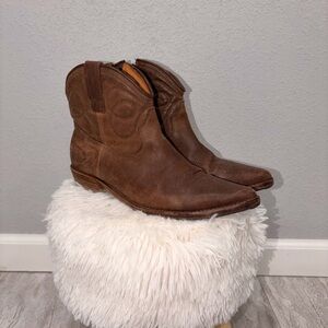 Sandro Brown Ankle Booties